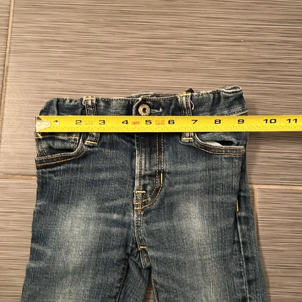 Gap 1969 Baby Skinny Jeans Sz 18-24‎ Months Medium Wash Stretch Adjustable Waist
